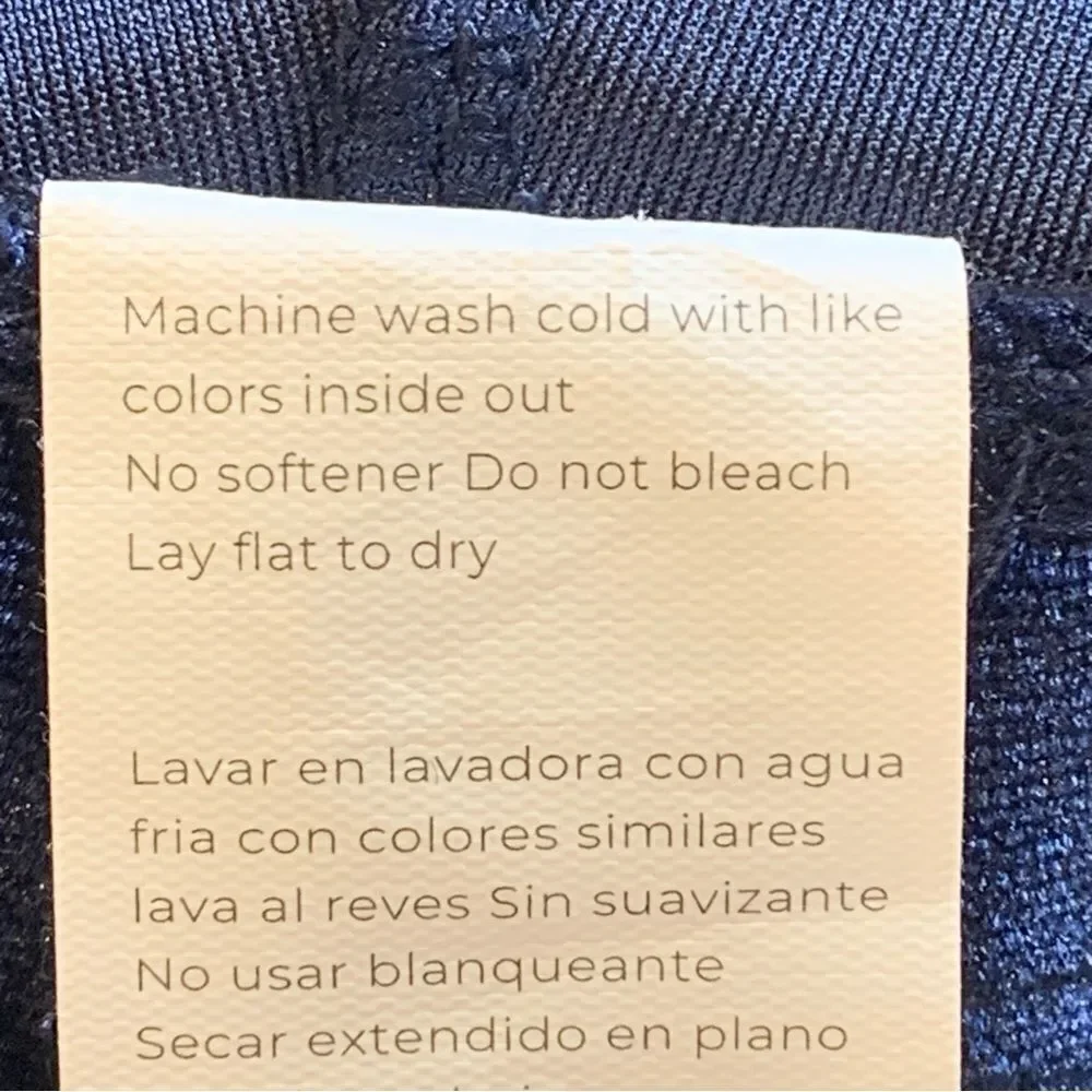 Fabletics Velour biker shorts Dark Navy Size Small